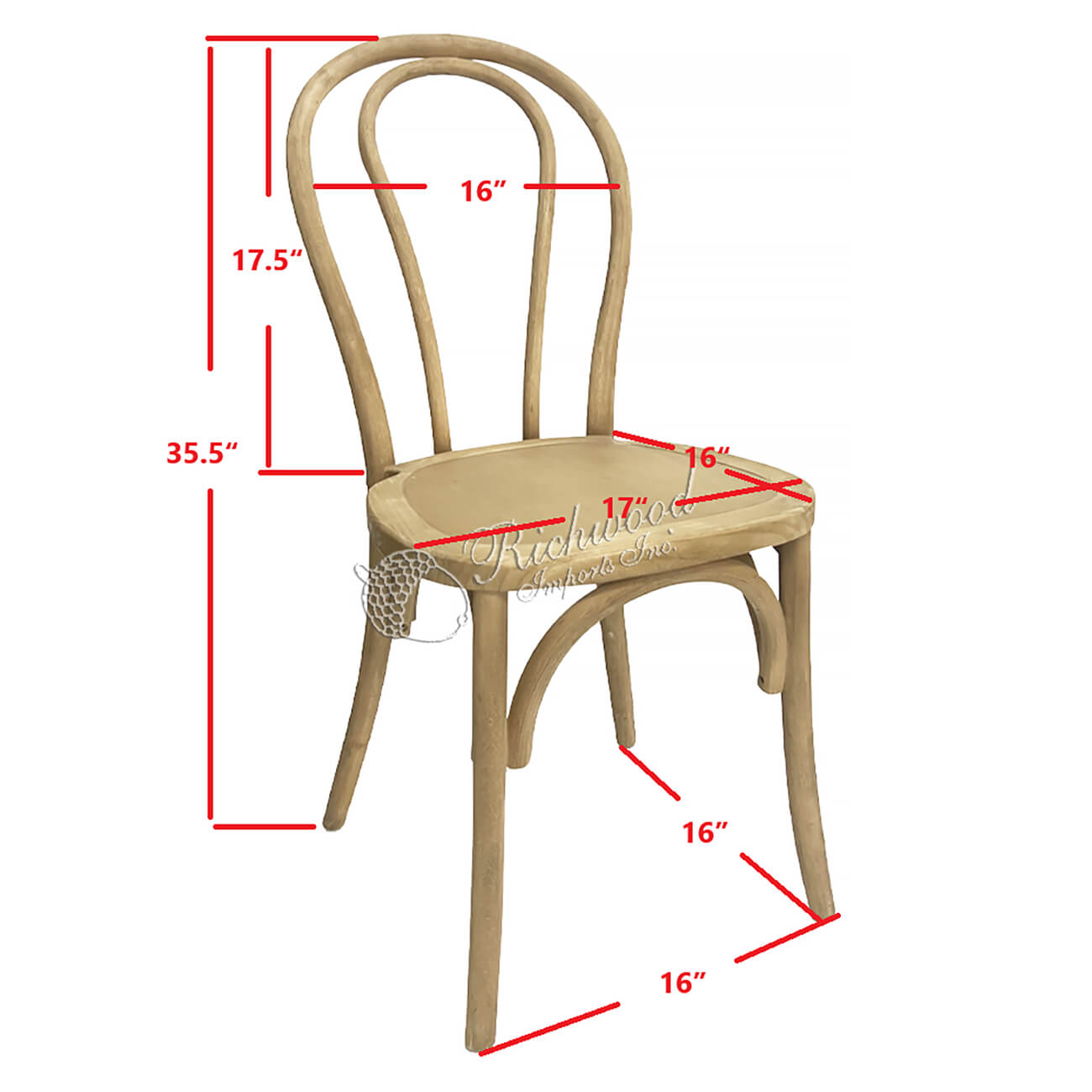 Bentwood Chair, Natural | Town & Country Event Rentals